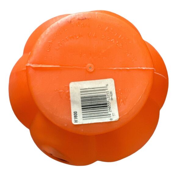 General Foam Plastics Orange Jack-O-Lantern Pumpkin Pail Made in USA 6 Inch NOS - Picture 2 of 2
